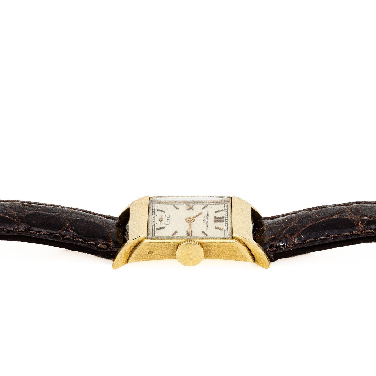 Vacheron Constantin 18kt Gold Deco Cal 458 Watch - 3