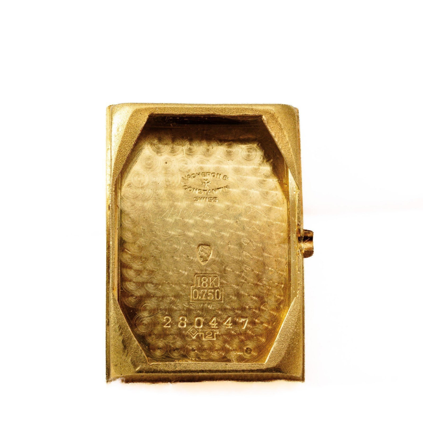 Vacheron Constantin 18kt Gold Deco Cal 458 Watch - 5
