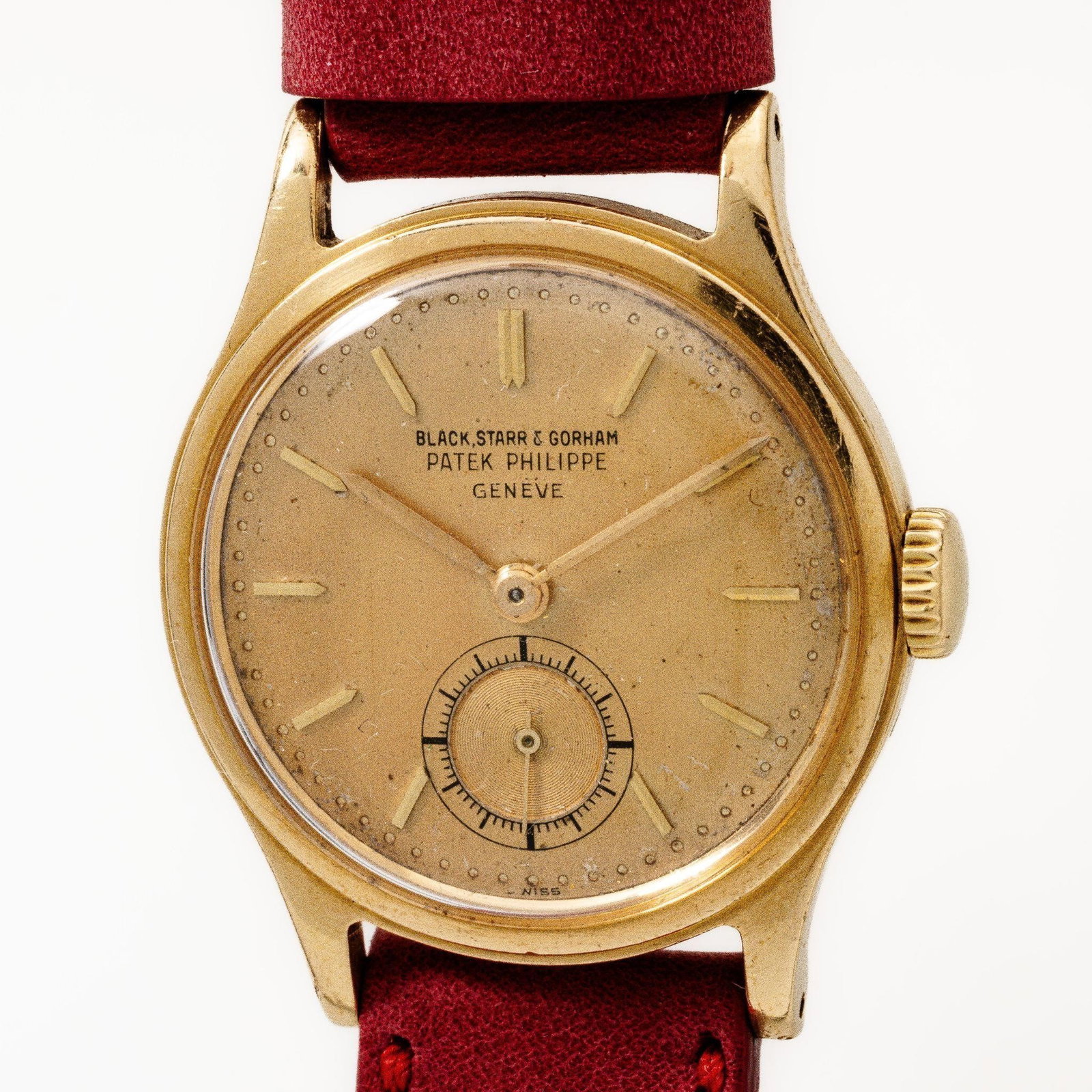 Patek 18kt 2451 Calatrava Black Starr Gorham Watch (1 of 7)