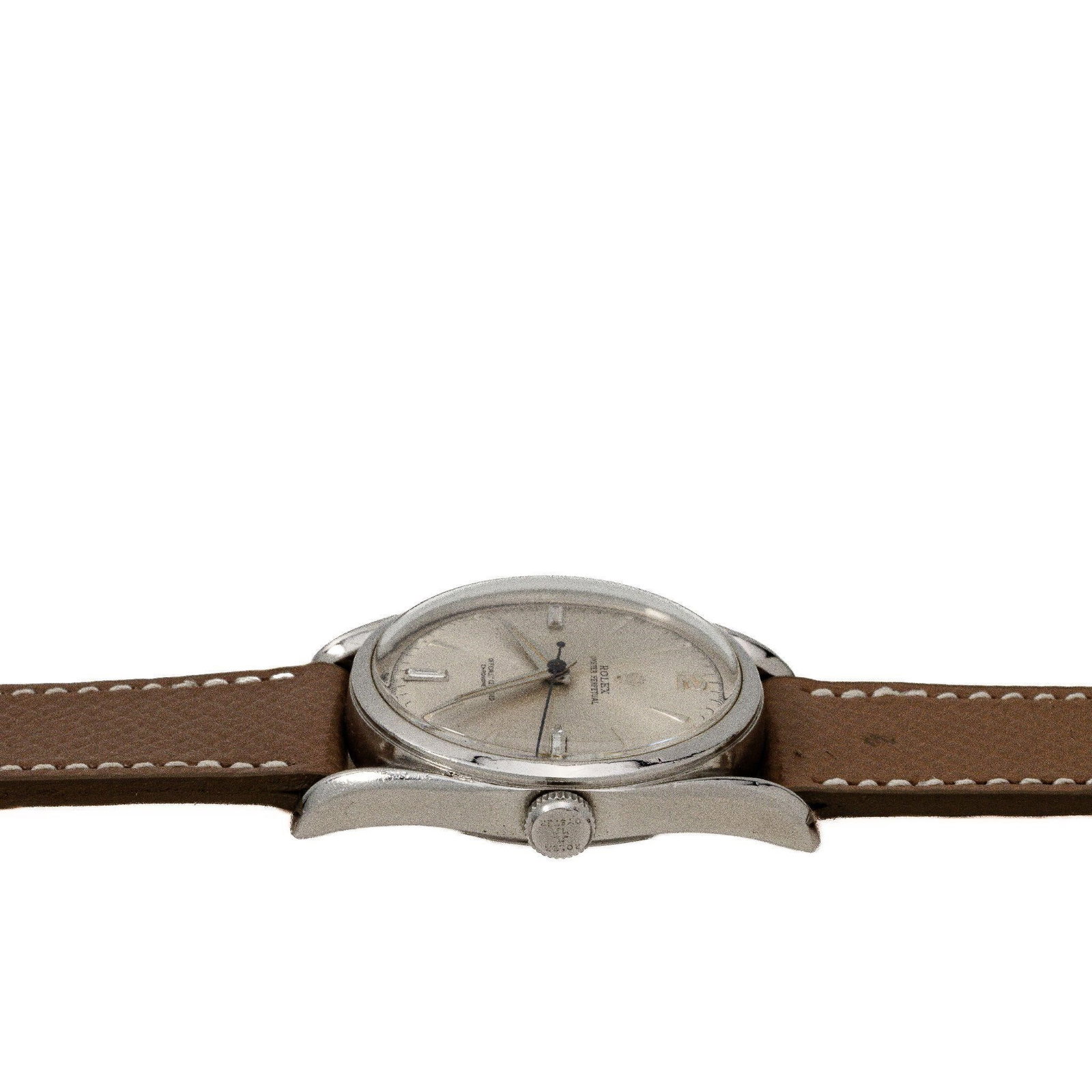 Rolex Ref. 5018 Bombé Automatic Steel Diamond Dial - 3