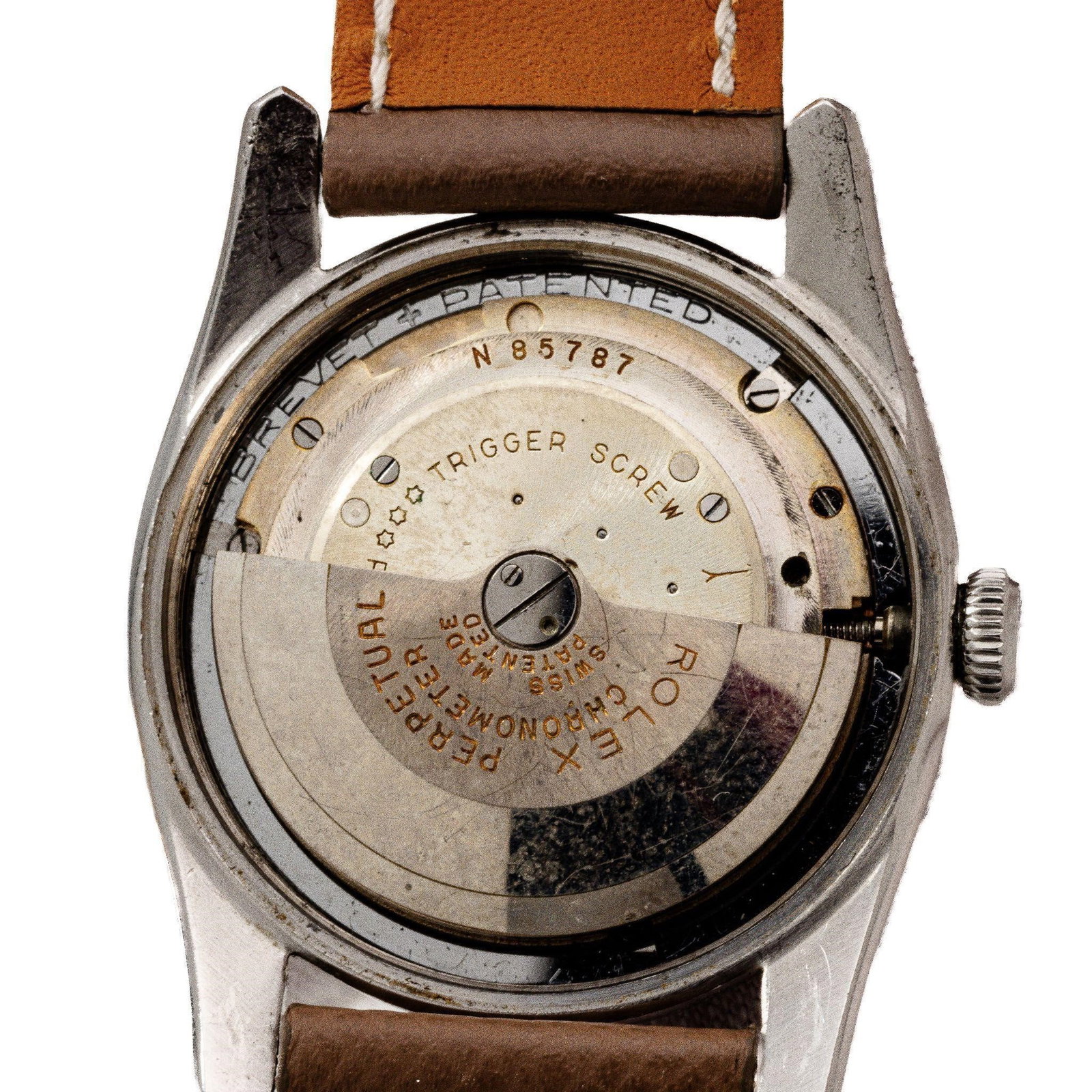 Rolex Ref. 5018 Bombé Automatic Steel Diamond Dial - 6