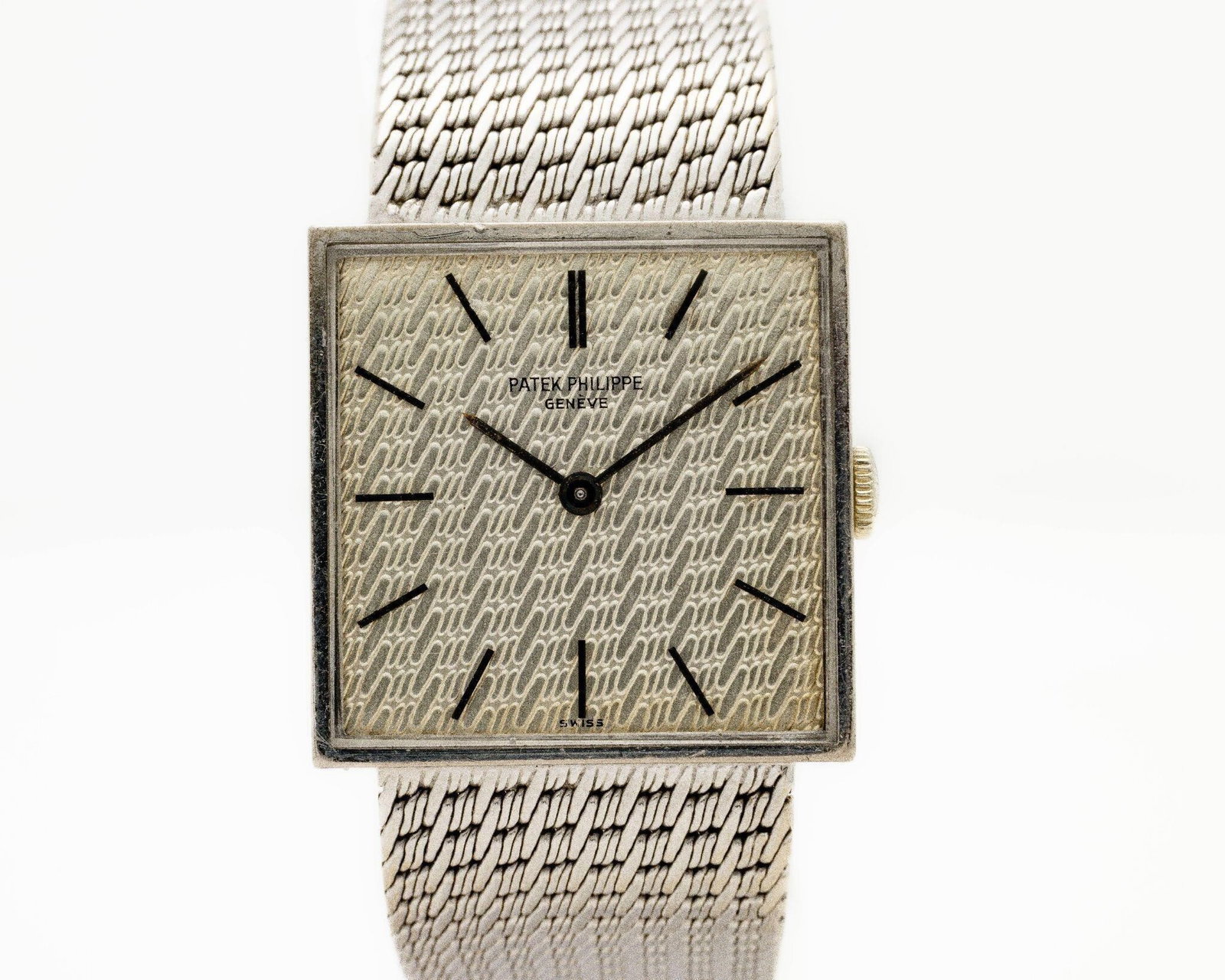 Patek Philippe 3430 18k White Gold Vintage Watch: Patek Philippe - Ref. 3430 · 18 kt White Gold · Caliber 23-300 · 77.48 Grams A refined and distinguished example of mid-century Patek Philippe craftsmanship; this rare Ref. 3430 embodies the quiet 