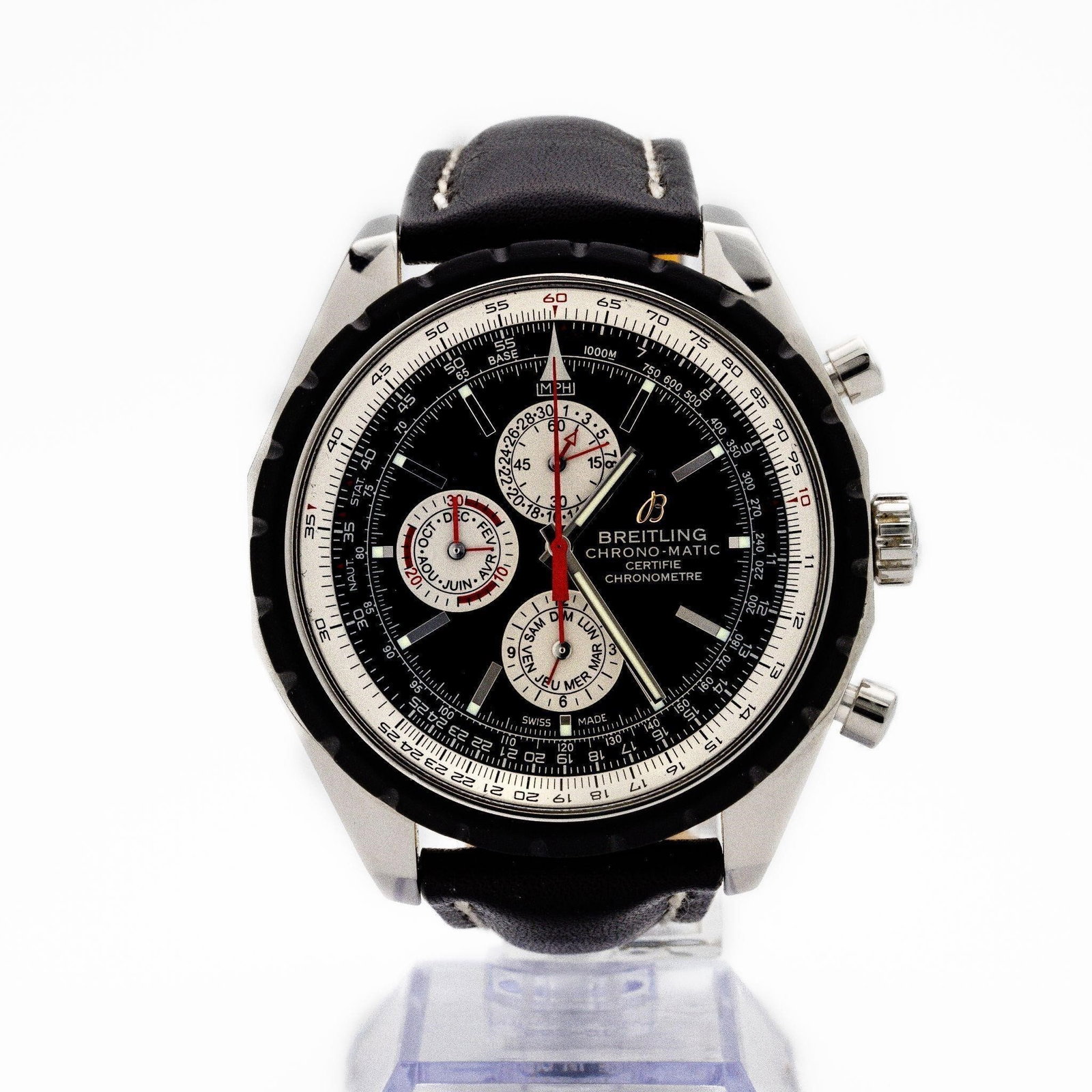 Breitling A-19360 Chrono-Matic Perpetual CAL Watch (1 of 7)