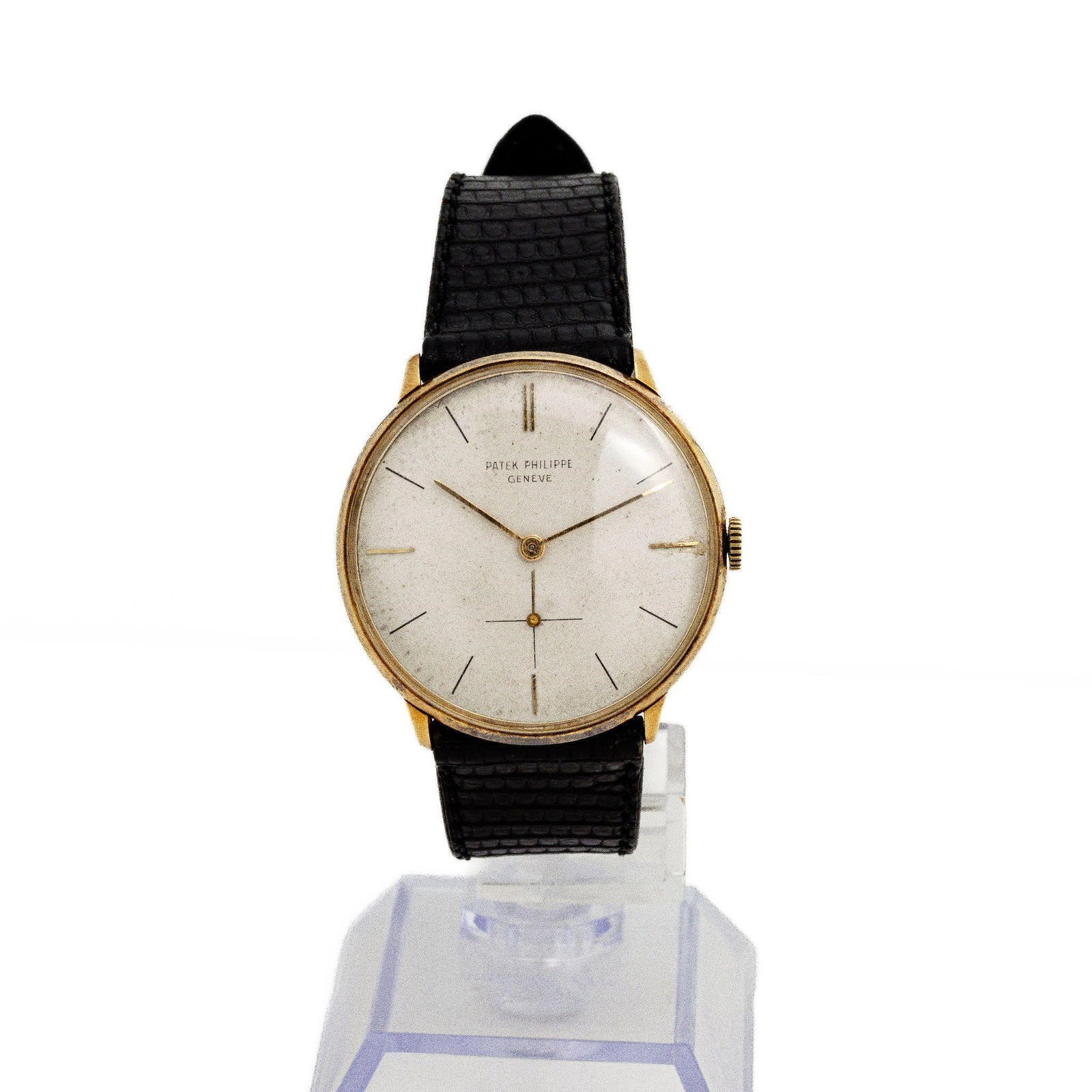 Patek Philippe 2573 Calatrava 18kt Gold Watch: Patek Philippe 2573 Calatrava 18kt Gold Watch A classic mid-century example from Patek Philippe; this reference 2573 Calatrava represents the brand's enduring philosophy of understated elegance and
