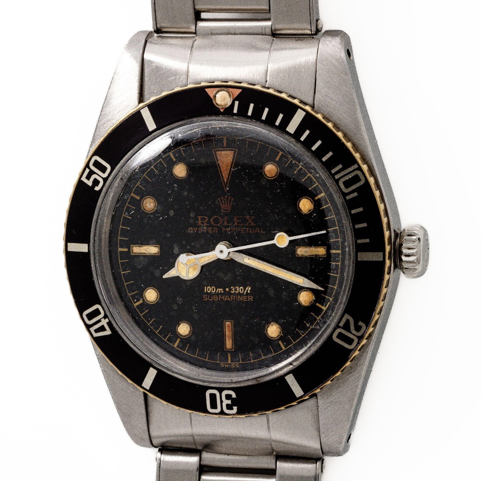 Rolex Submariner Ref. 5508 Gilt 'James Bond' Watch: A very fine: Rolex Submariner Ref. 5508 'James Bond' Stainless Steel Wristwatch Brand: Rolex Model / Reference: Submariner Ref. 5508 Movement: Automatic (Cal. 1530) Functions: Hours · Minutes ·