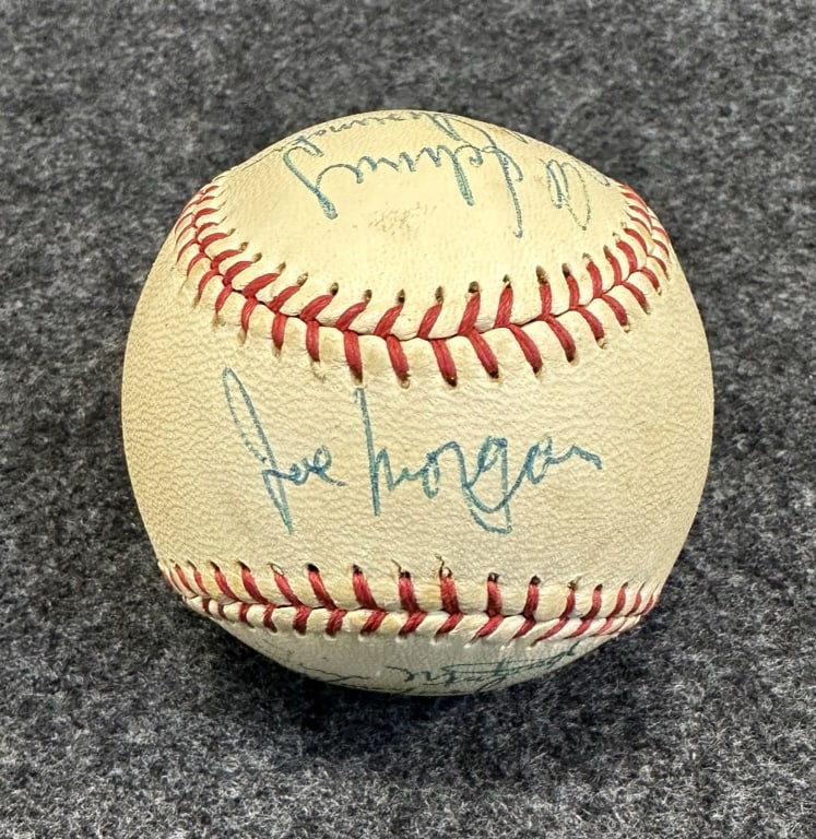 1970S ERA MULTI-SIGNED JOE MORGAN AUTOGRAPHED 11X TRIPLE CROWN LITTLE LEAGUE BRAND BASEBALL. JOE (1 of 6)