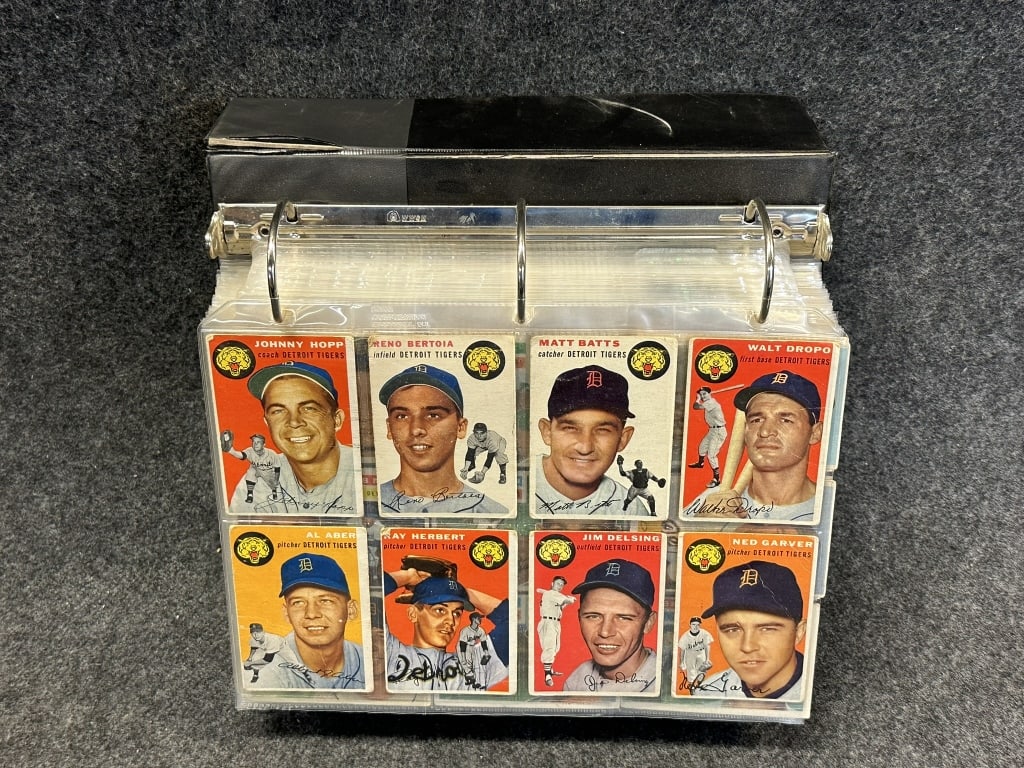 AMAZING LOT OF DETROIT TIGERS BASEBALL CARD TEAM S GREAT ORIGINAL BINDER OF NOTHING BUT DETROIT (1 of 20)