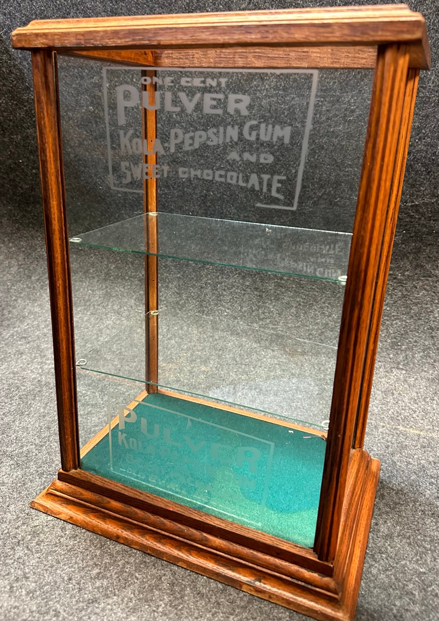 Pulver Kola Pepsin Gum & Chocolate General Store Glass Display Case (1 of 8)