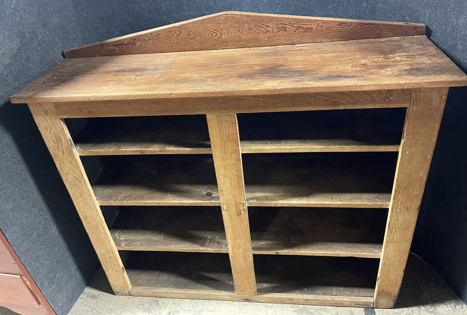 Antique Early 20th Century Open Shelf Pie Safe (1 of 4)