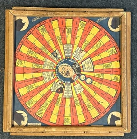 Antique 1920s/30s Feed Pratts Food Game Board General Store Advertising Sign