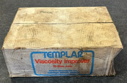 1 Case NOS 12 Templar Viscosity Improver 32oz Quart Cans