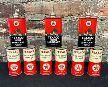 Lot of NOS Texaco Lead Top Oilers & Upper Cylinder Lubricant