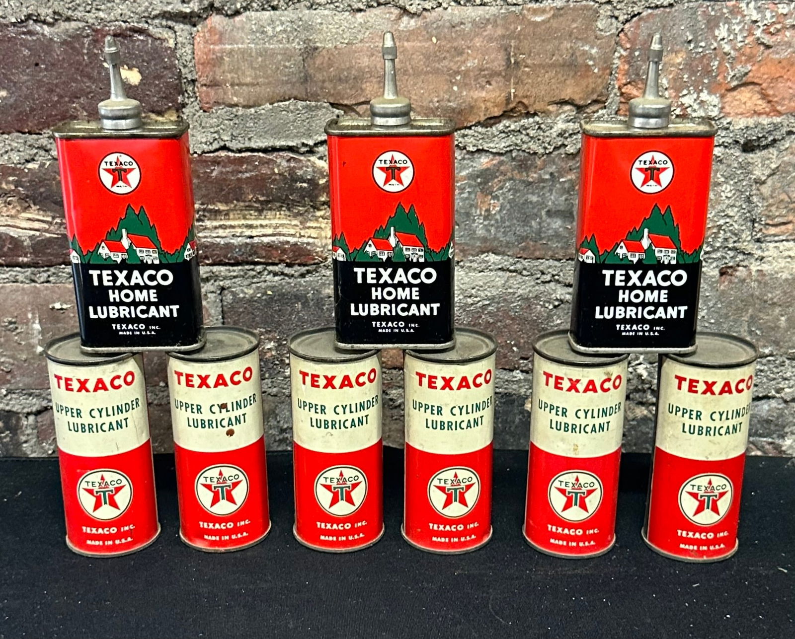 Lot of NOS Texaco Lead Top Oilers & Upper Cylinder Lubricant (1 of 9)