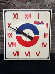 Big-D United Delco Shock Absorbers Plastic 1970s Wall Clock