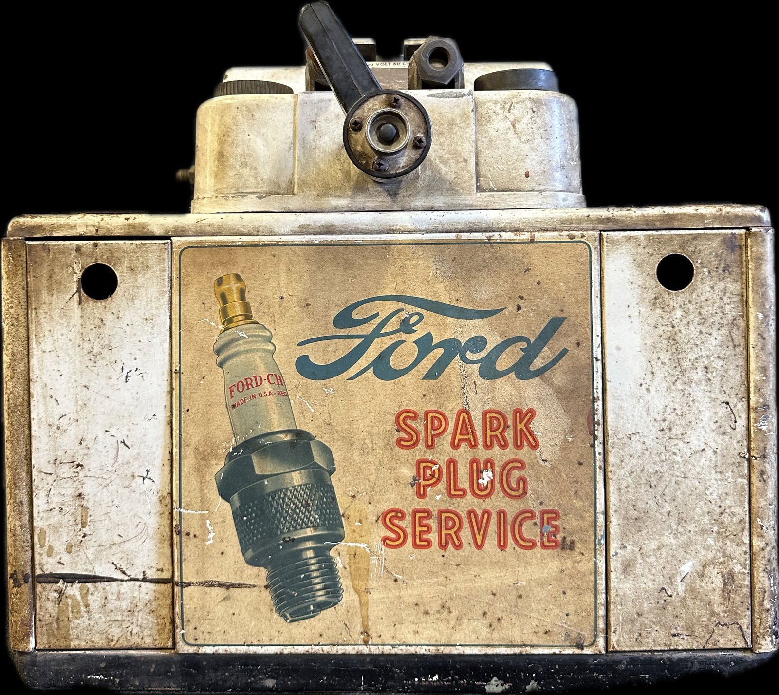 Antique FORD Spark Plug Service Machine (1 of 6)