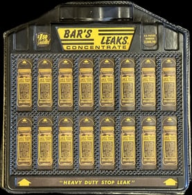 Vintage Bar's Leaks Concentrate Easel Back 3-D Counter Top Display