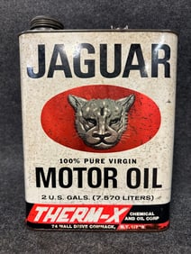 Jaguar 100% Pure Virgin Therm-X 2 Gallon Motor Oil Can New York
