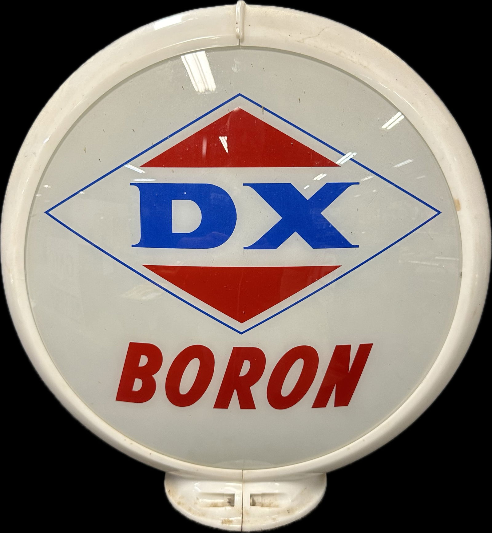 Dx Boron Complete 13.5" 1960s Gas Pump Globe (1 of 7)
