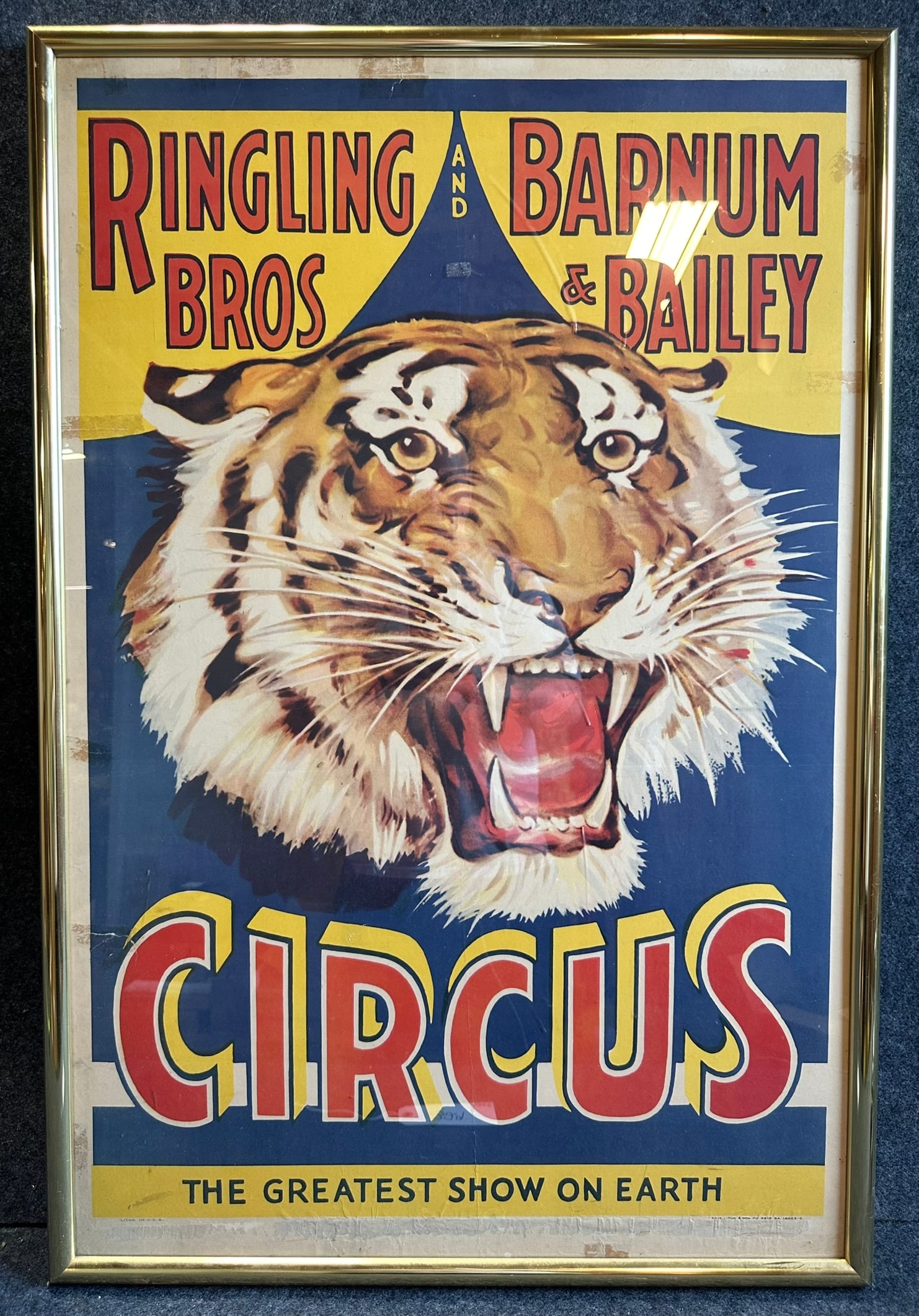 Ringling Bros And Barnum & Bailey Circus Original Framed Poster (1 of 7)