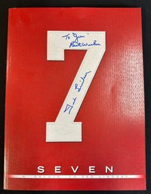 Seven "A Salute to Ted Lindsay" Original Signed Autographed Tribute Magazine
