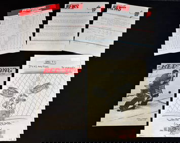 Red Wing Magazine Roy Edwards Featured on Cover w/ Original Minnesota North Stars Artwork