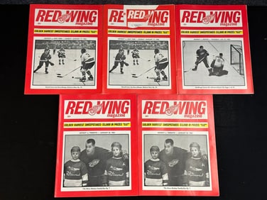 5 Red Wing Magazines  Jan. 17, 1965 - Jan. 24, 1965 - High Grade