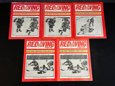 5 Red Wing Magazines  Jan. 30, 1965 - Feb 14, 1965 - High Grade