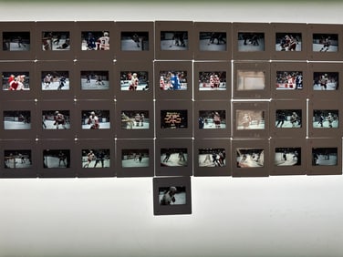 37 Projector Underexposed Hockey Film Slides 80s-90s Steve Yzerman