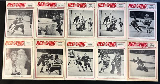 Lot 10 Red Wing Magazine Duplicates Dec. 1, 1966-Jan. 19,1966 - Near Mint