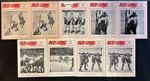Lot 9 Red Wing Magazine Duplicates Jan. 22, 1967-Feb. 19, 1967 - Near Mint