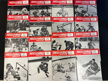 Lot 16 Red Wing Magazines Jan. 7, 1968-Mar. 30, 1968 High Grade