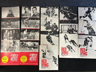 Lot 18 Red Wing Magazines Oct. 10, 1963 - Dec. 31, 1963