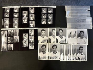 Lot 51 Red Wings 89-90 Items: 24 Photographs & 27 Negatives