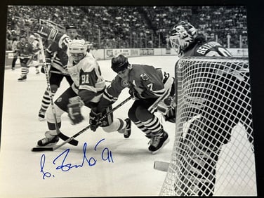 Autographed Matted Print of Sergei Fedorov