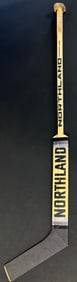 Jim Rutherford Autographed & Personalized  1975-76 Game Used Northland Goalie Stick