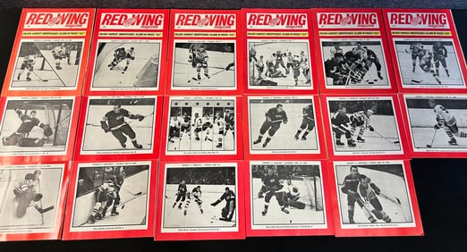 Lot 16 Red Wing Magazines w/ 7 Inserts Oct. 15, 1964-Dec. 31, 1964 - Part 1 Complete Season