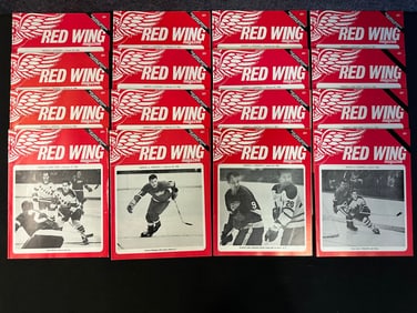 Lot 16 1965-1966 Jan 30 - Apr 3 Red Wing Magazine - High Grade