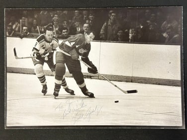 Jim Mackey Original Matted Photographic Print of Bill Gadsby Signed & Personalized