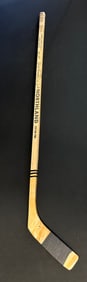 Floyd Smith Game Used & Signed #17 Detroit Red Wings Northland Hockey Stick 1963-68