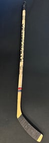 Reed Larson Game Used & Signed #28 Detroit Red Wings Victoriaville Hockey Stick 1976-1986