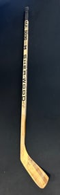 Errol Thompson Game Used & Signed 1977-1981 Detroit Red Wings Sher-Wood Hockey Stick