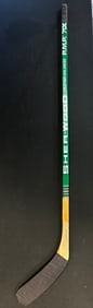 Terry Ruskowski 1987-88 Game Used & Signed Minnesota North Stars Sher-Wood Hockey Stick