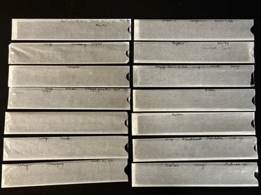 Large Lot 212 Detroit Red Wings Original 1990s Negatives - 14 Sleeves Full