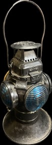 Original Adlake Non Sweating 4 Way Railroad Lamp Marked B.N. No 4