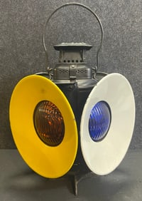 Original Adlake Non Sweating 4 Way Railroad Cast Iron Lamp