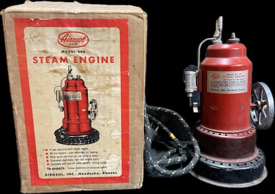Airosol Steam Engine Model 302 Neodesha Kansas w/ Original Box