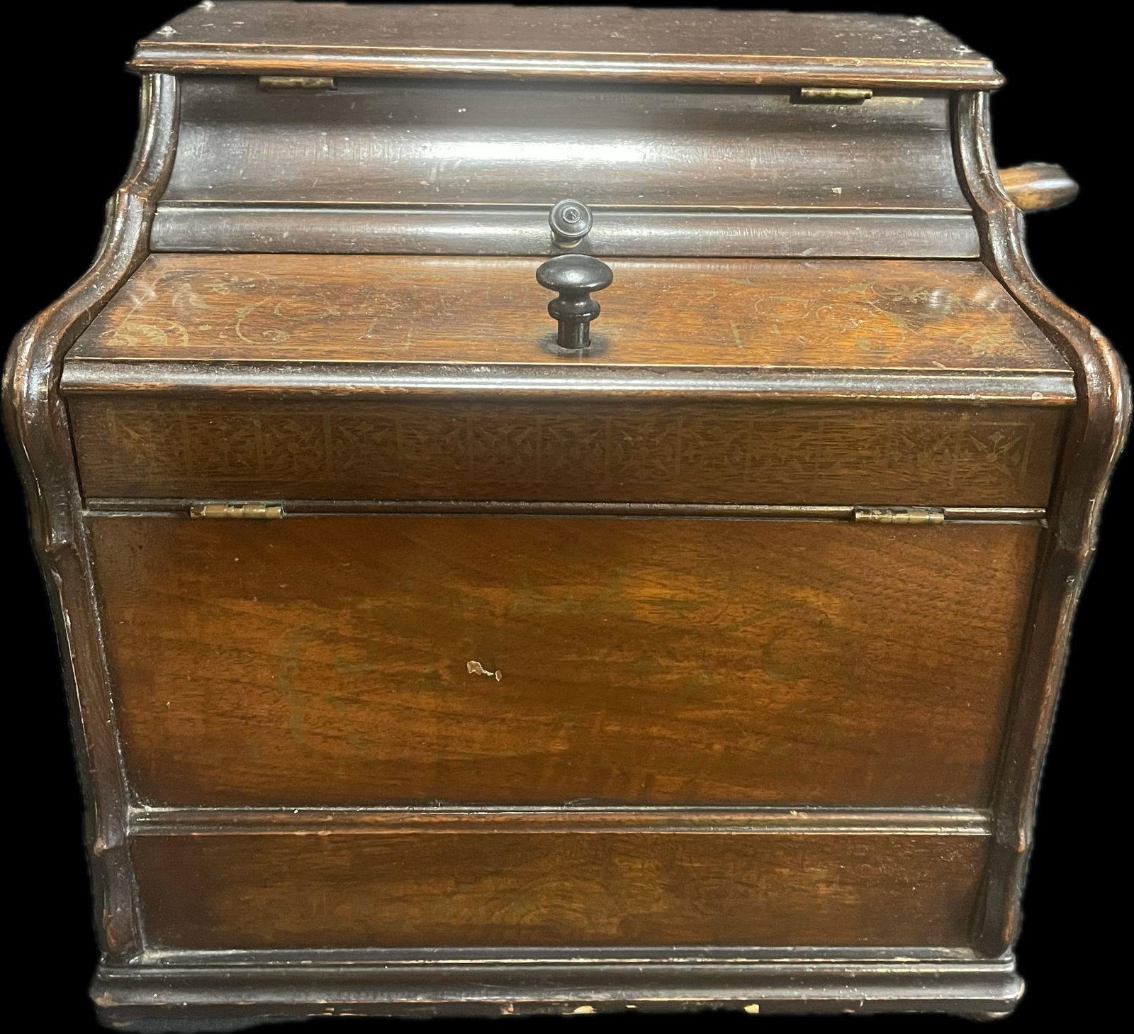 Antique Melodia Organ Organette Wind Up Music Player Phonograph Gately Co (1 of 8)