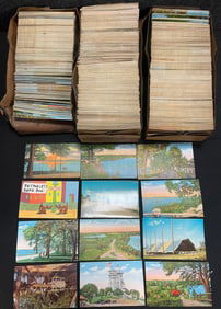 1800+ Original Devils Lake, Adrian, Irish Hills, Manitou Beach NOS Postcards