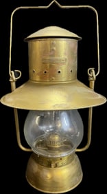 Antique 24" Pullman Silver Palace Car Co Railroad Brass Lantern