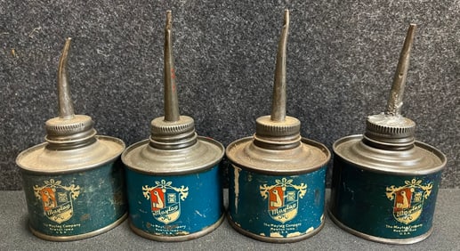 Lot 4 Antique 1920s-30s Maytag Newton Iowa 4 Oz Oiler